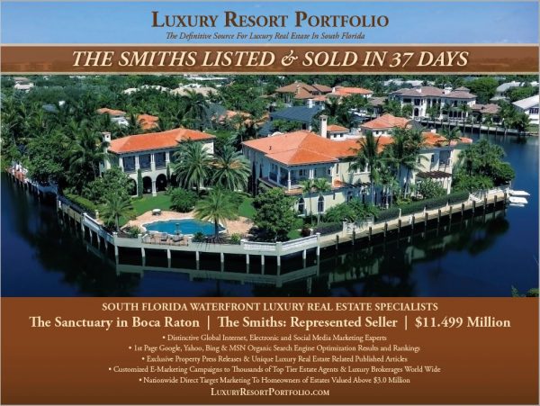 Boca Raton Waterfront Luxury Real Estate Marketing Specialists