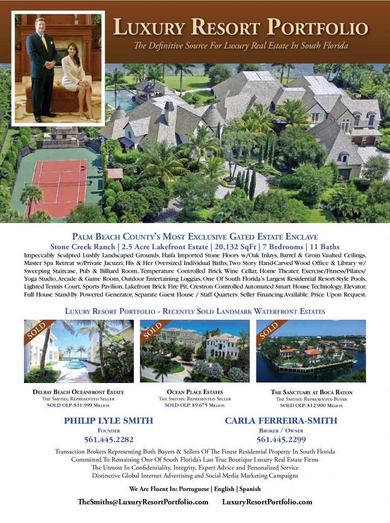 Luxury Resort Portfolio - South Florida Sold Waterfront Luxury Real Estate Listings