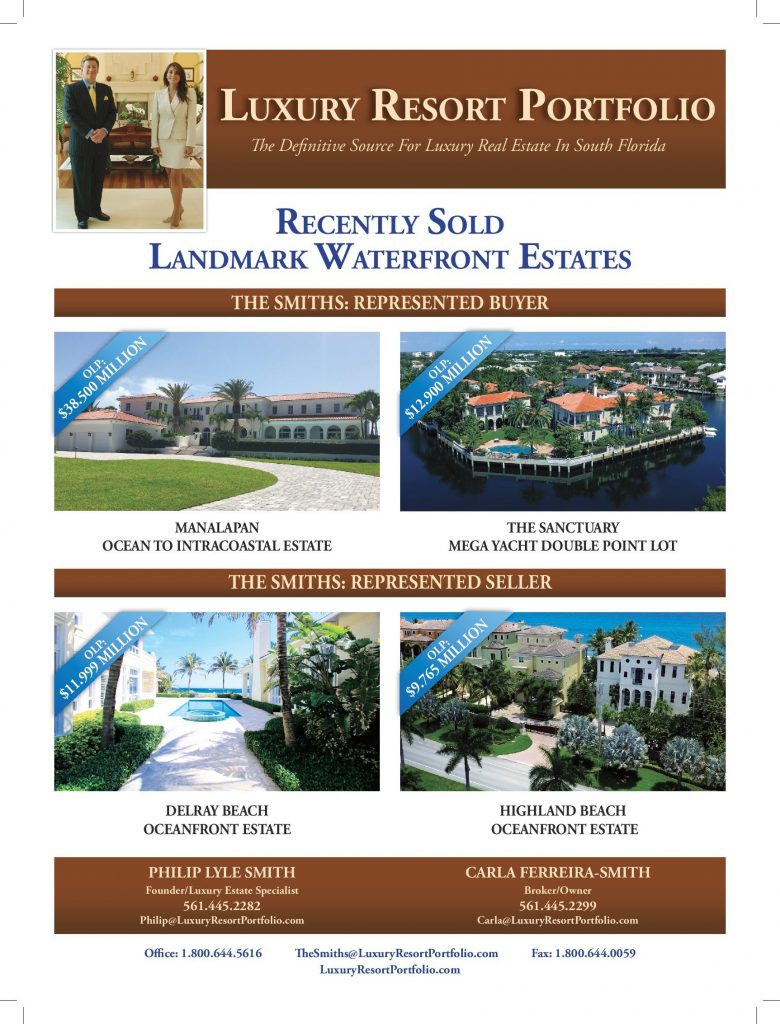 Luxury Resort Portfolio - $25 Million Real Estate Sales | April 2015