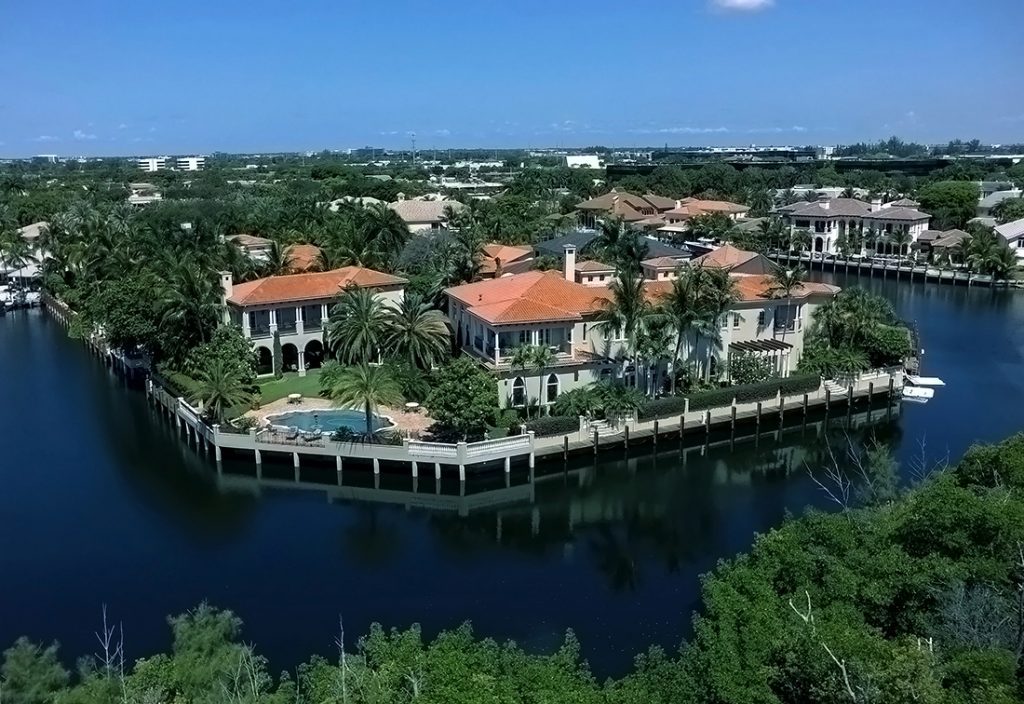 SOLD ! Boca Raton Waterfront Real Estate. 799 Sanctuary Drive, Boca Raton Florida 33431. $12,900,000.00.