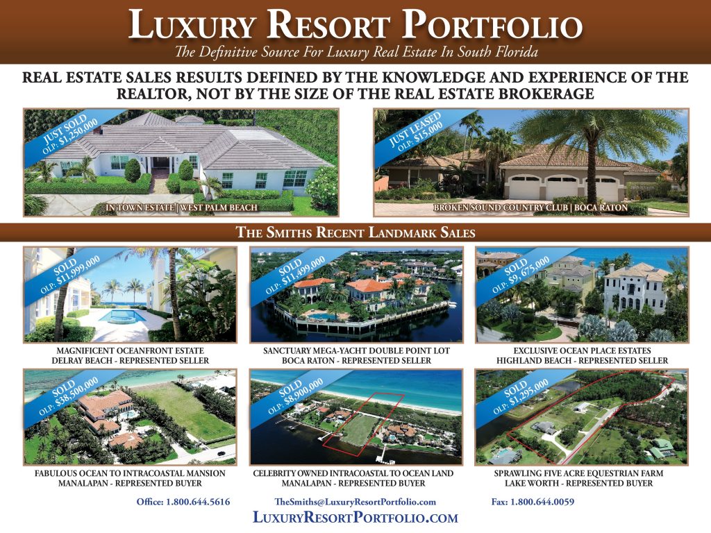 Boca Raton Luxury Homes For Sale - Luxury Resort Portfolio